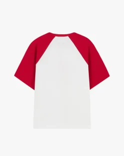 Nude Project Apple Crew Raglan Tee New
