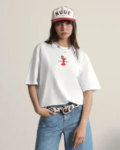 Nude Project Apple Tee White Clearance