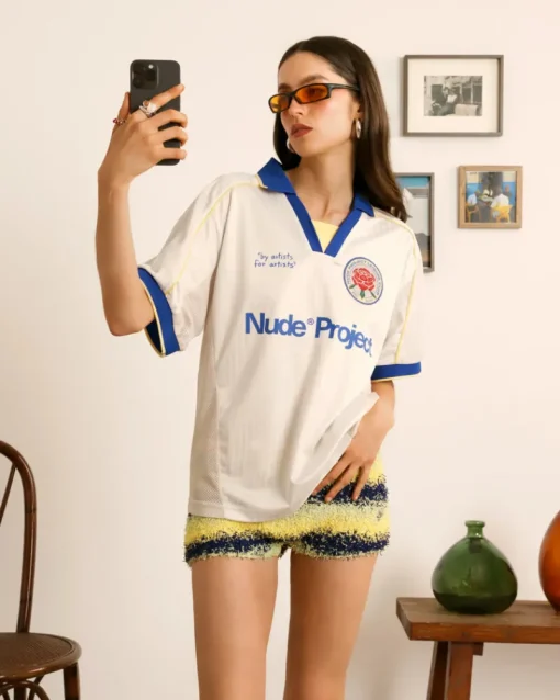 Nude Project Basic Football Tee White Hot