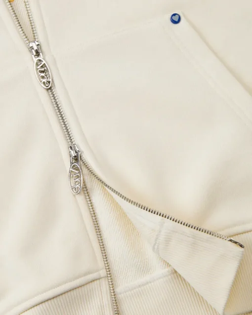 Nude Project Beast Zip-Up Hoodie Marshmallow Clearance