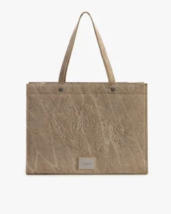 Nude Project Big Canvas Bag Brown New