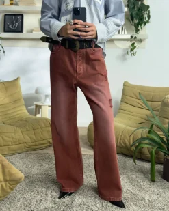 Nude Project Bootcut Jeans Red Clearance