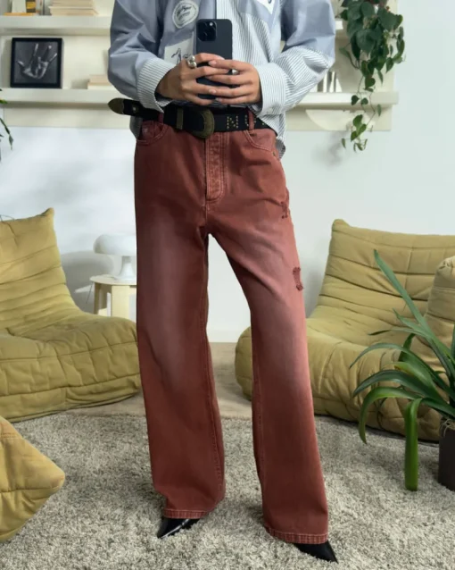Nude Project Bootcut Jeans Red Clearance