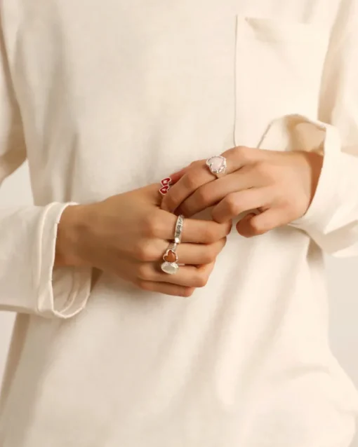 Nude Project Brasil Ring Silver New