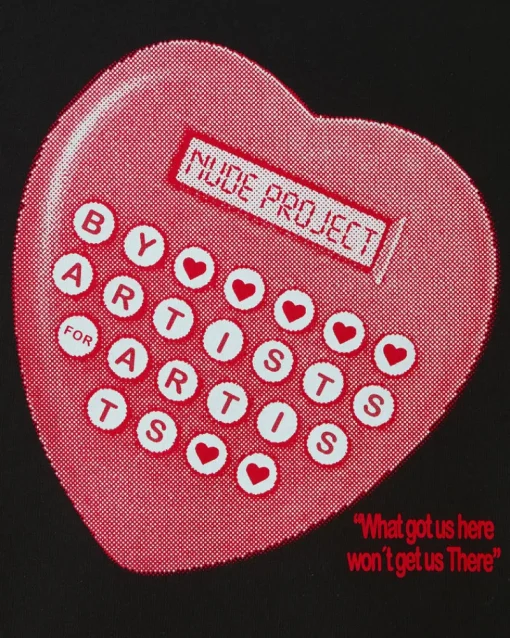 Nude Project Calculator Tee Black Discount