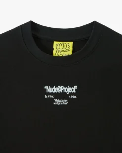 Nude Project Calculator Tee Black Discount