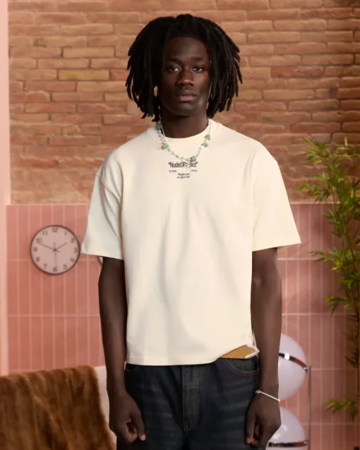 Nude Project Calculator Tee Marshmallow Hot