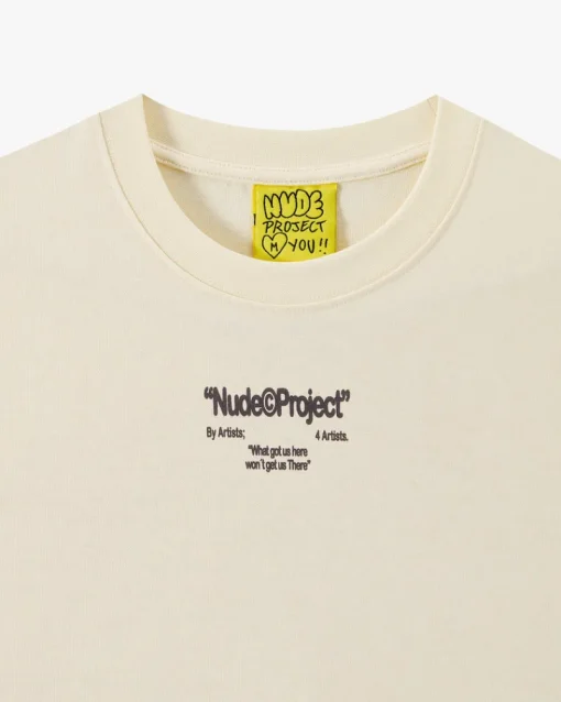 Nude Project Calculator Tee Marshmallow Hot