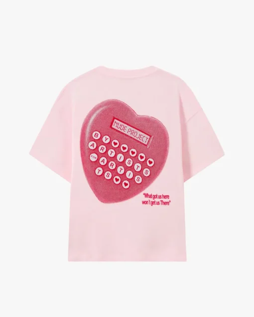 Nude Project Calculator Tee Pink Sale