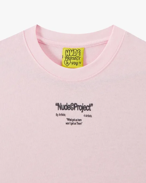 Nude Project Calculator Tee Pink Sale
