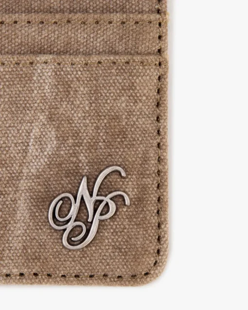 Nude Project Canvas Cardholder Brown Discount