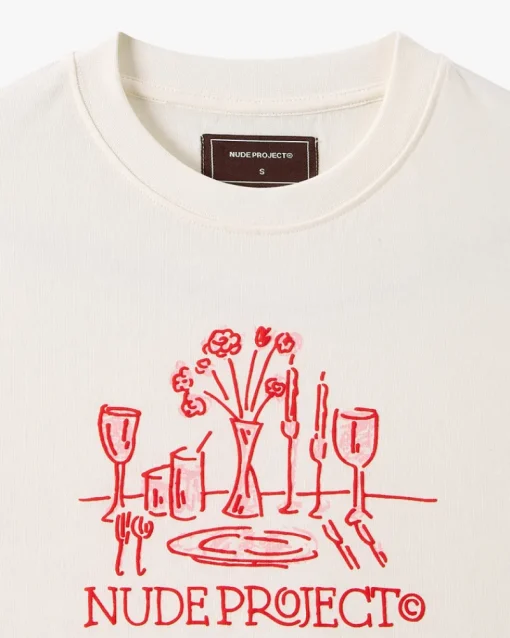 Nude Project Cena Tee Marshmallow Outlet