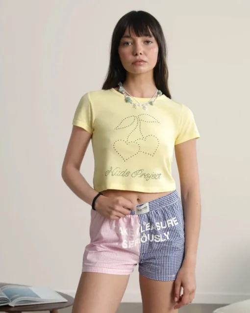 Nude Project Cereza Top Yellow Hot