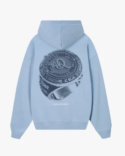 Nude Project Champion Hoodie Light Blue Outlet