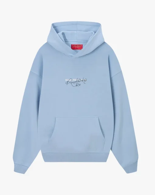 Nude Project Champion Hoodie Light Blue Outlet