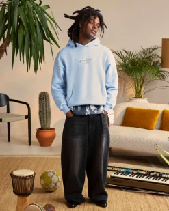 Nude Project Champion Hoodie Light Blue Outlet