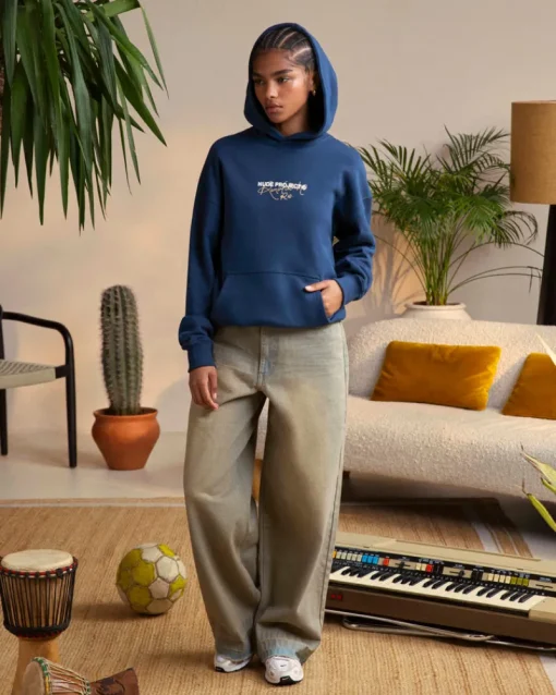 Nude Project Champion Hoodie Navy Fashion