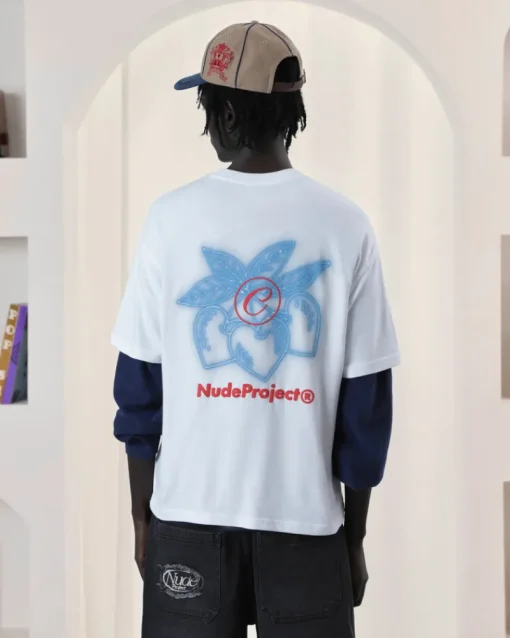 Nude Project Cherry Bomb Tee White Hot