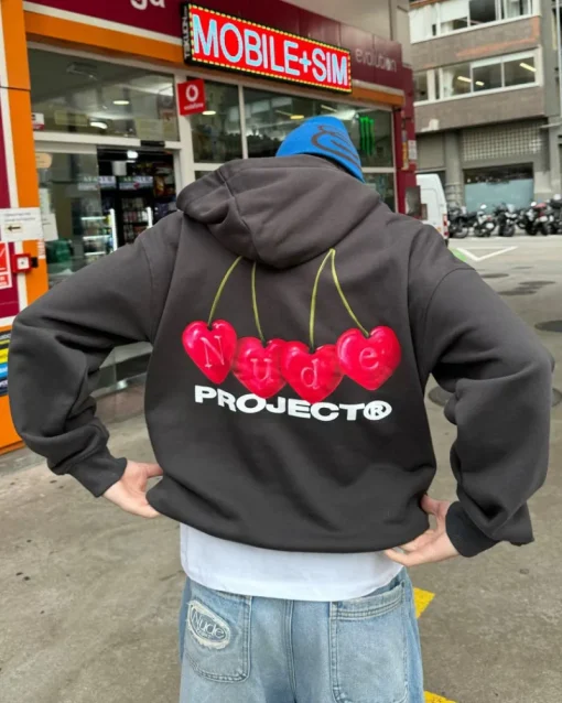 Nude Project Cherry Hoodie Ash Discount