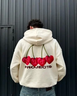 Nude Project Cherry Hoodie Marshmallow New