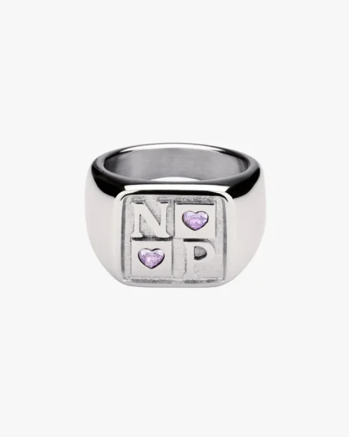 Nude Project Chess Ring Silver Fashion