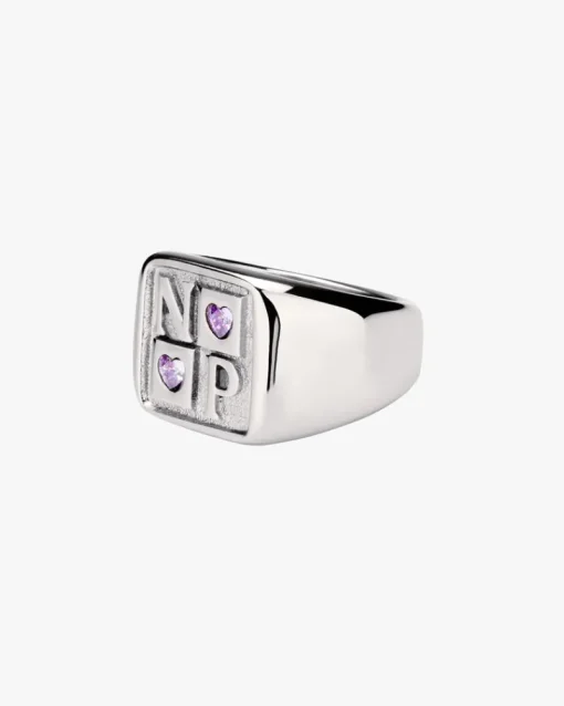 Nude Project Chess Ring Silver Fashion