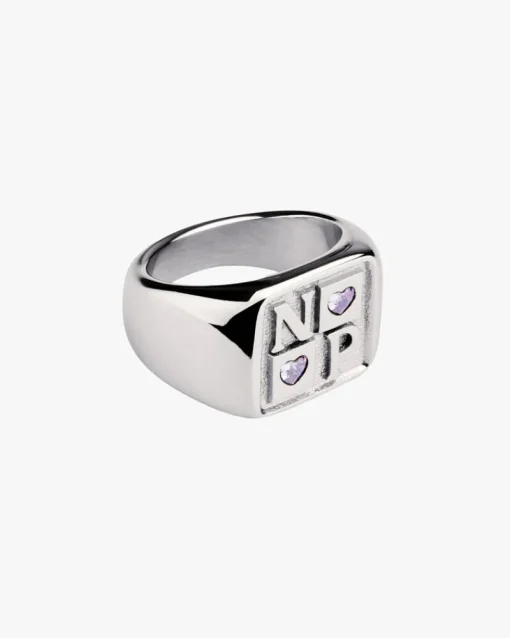 Nude Project Chess Ring Silver Fashion