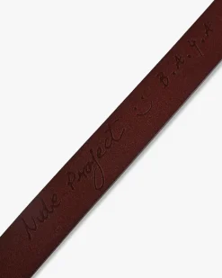 Nude Project Classic Belt Worn Brown Hot
