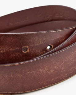 Nude Project Classic Belt Worn Brown Hot