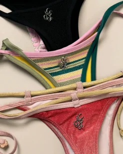 Nude Project Costa Bikini Bottom Stripes Hot