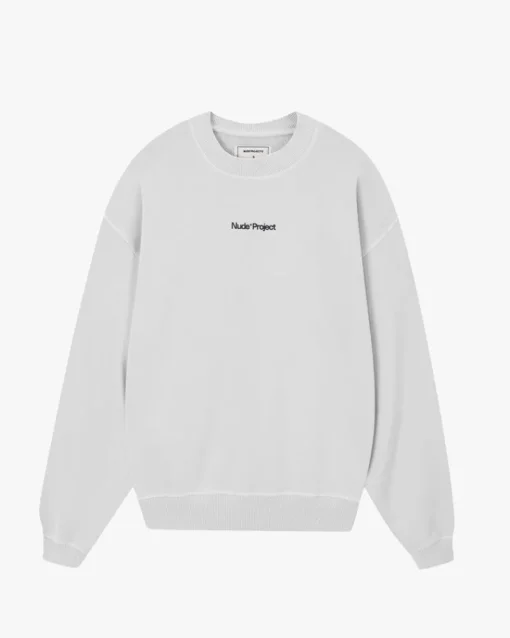 Nude Project Cult Sweatshirt Washed Light Grey Fashion