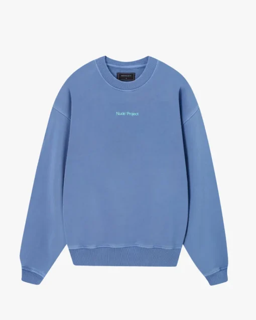 Nude Project Cult Sweatshirt Washed Stone Blue Sale