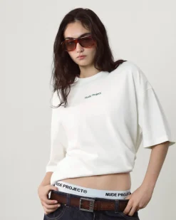 Nude Project Cult Tee Washed Off-White Fashion
