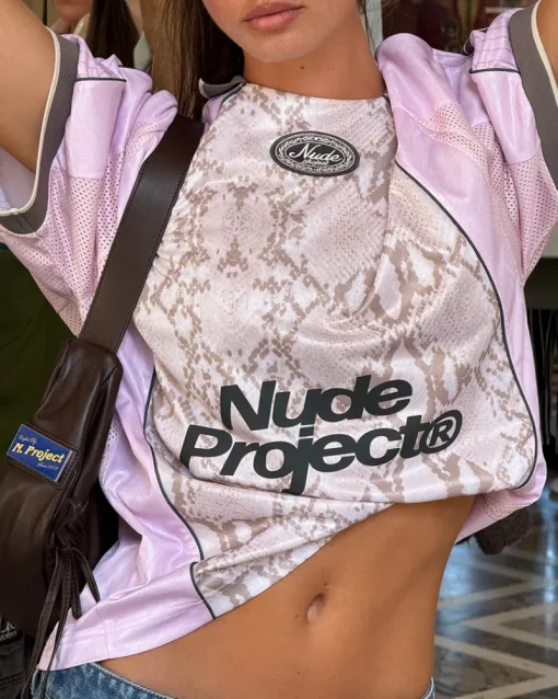 Nude Project Dary Tee Pink New