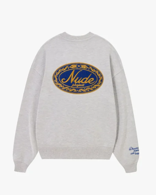 Nude Project Déclaration Sweatshirt Grey Melange Sale