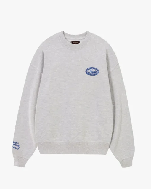 Nude Project Déclaration Sweatshirt Grey Melange Sale