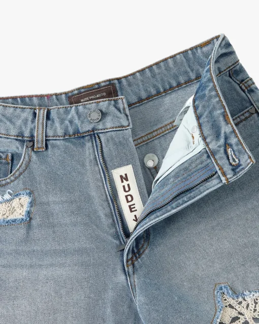 Nude Project Denim Shorts Lace Best