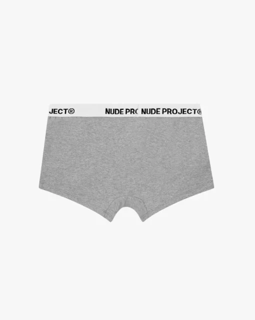 Nude Project Essential Boxer Grey 2Xpack Outlet