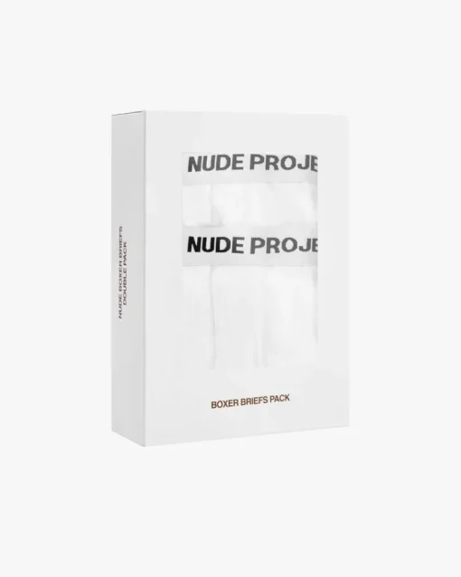 Nude Project Essential Boxer White 2Xpack Hot