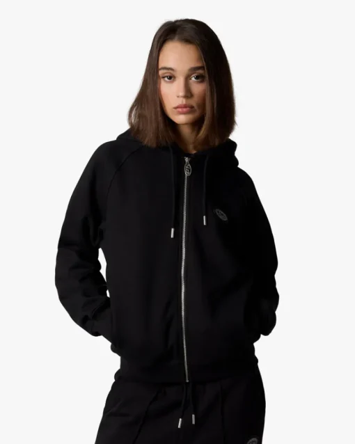 Nude Project Essentials Zip-Up Hoodie Black Discount