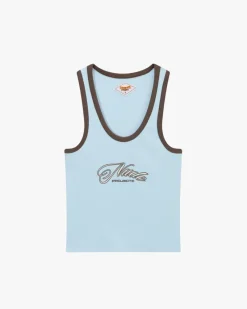 Nude Project Every Day Tank Top Blue Fashion