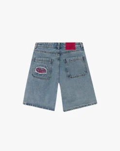 Nude Project Face Denim Shorts Online