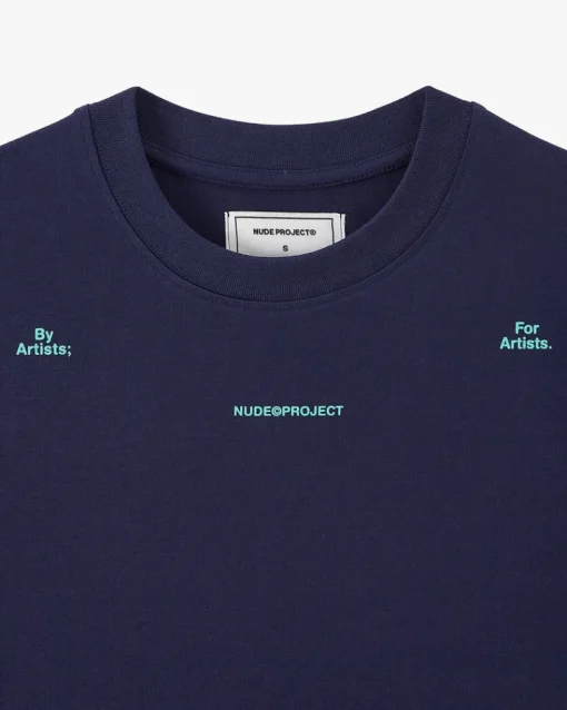 Nude Project Fine Art Tee Navy Online