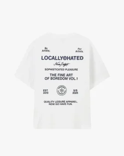 Nude Project Fine Art Tee White New
