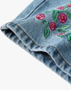 Nude Project Flowers Denim Shorts Hot