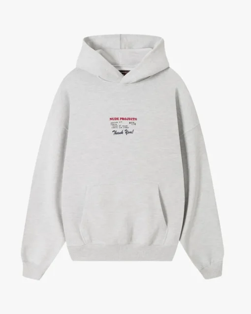Nude Project Fuck Normal Hoodie Grey Melange Best