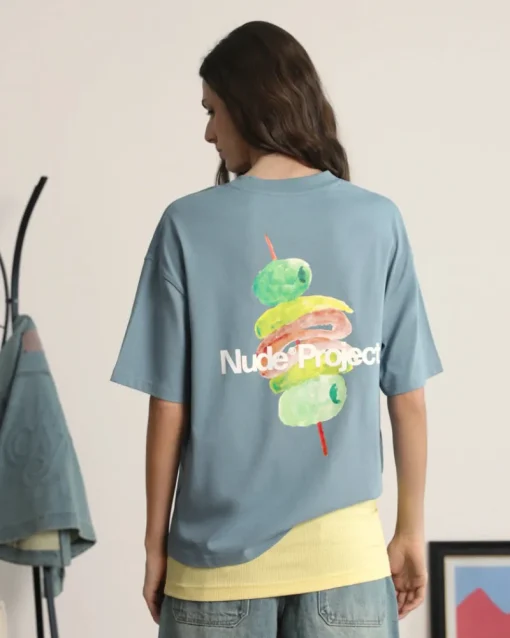 Nude Project Gilda Tee Blue Discount