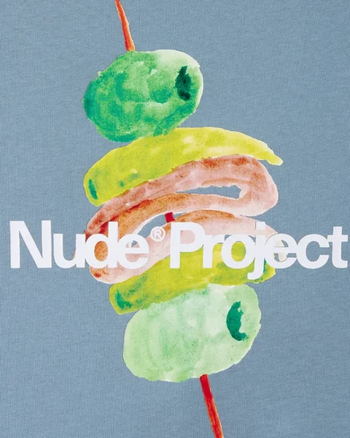 Nude Project Gilda Tee Blue Discount