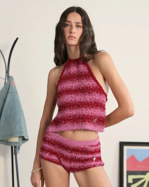 Nude Project Giovanni Top Pink New
