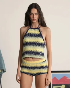 Nude Project Giovanni Top Yellow Outlet
